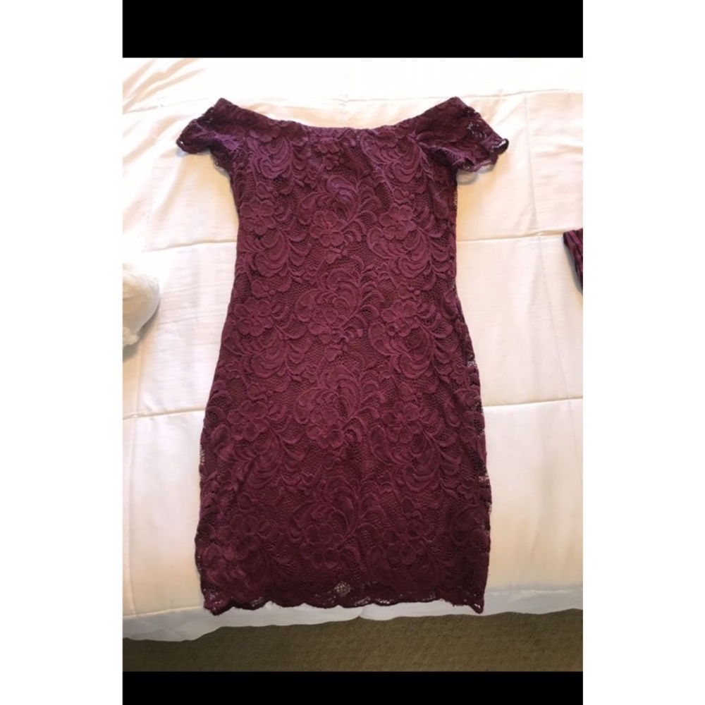 Maroon Dress